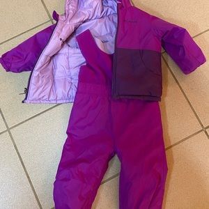 18-24m  Columbia 2 piece snow suit